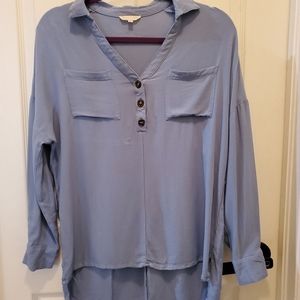 *2/$10 SALE* 🥰 Women's Main Strip V-Neck Blouse